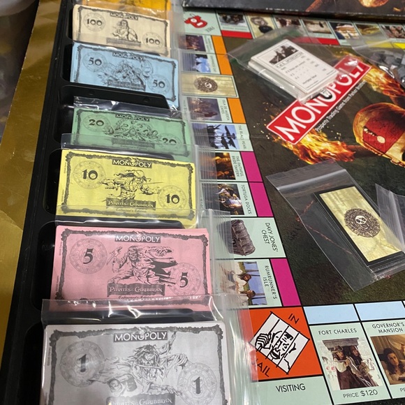 MONOPOLY DISNEY PIRATES OF THE CARIBBEAN COLLECTOR’S EDITION GAME COMPLETE - Picture 2 of 13
